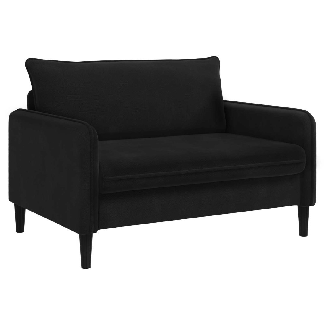 Fotel XXL Czarny Welur
