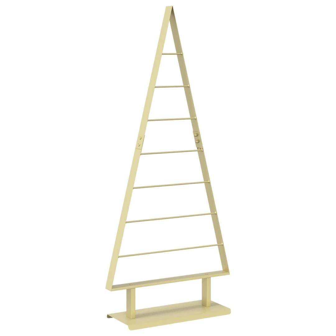 Metalowa choinka świąteczna KUOPIO 125 cm Stal złoty
