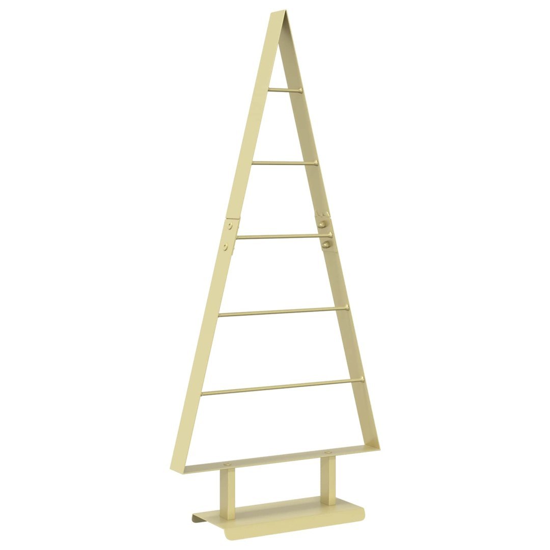 Metalowa choinka świąteczna KUOPIO 90 cm Stal złoty