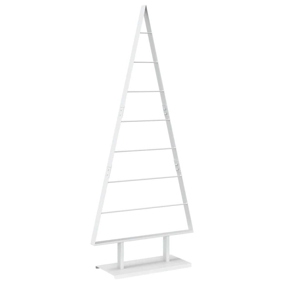 Metalowa choinka świąteczna KUOPIO 150 cm Stal Biały