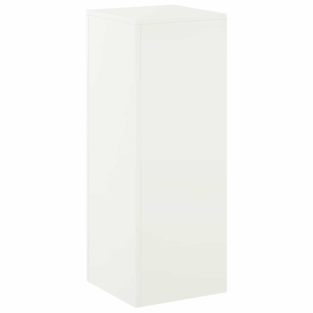 Stojak na rośliny Biały 30 x 30 x 80 cm Stal