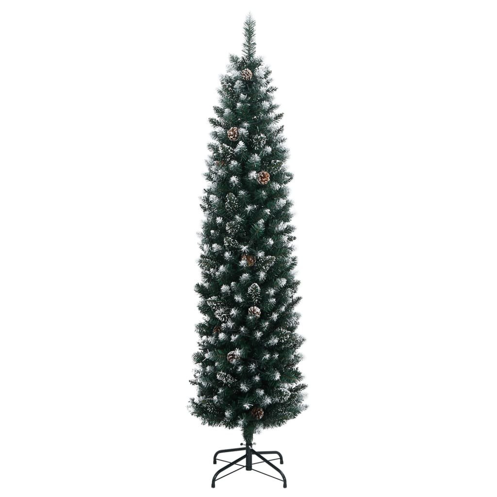 Sztuczna, smukła choinka, 150 lampek LED, 150 cm