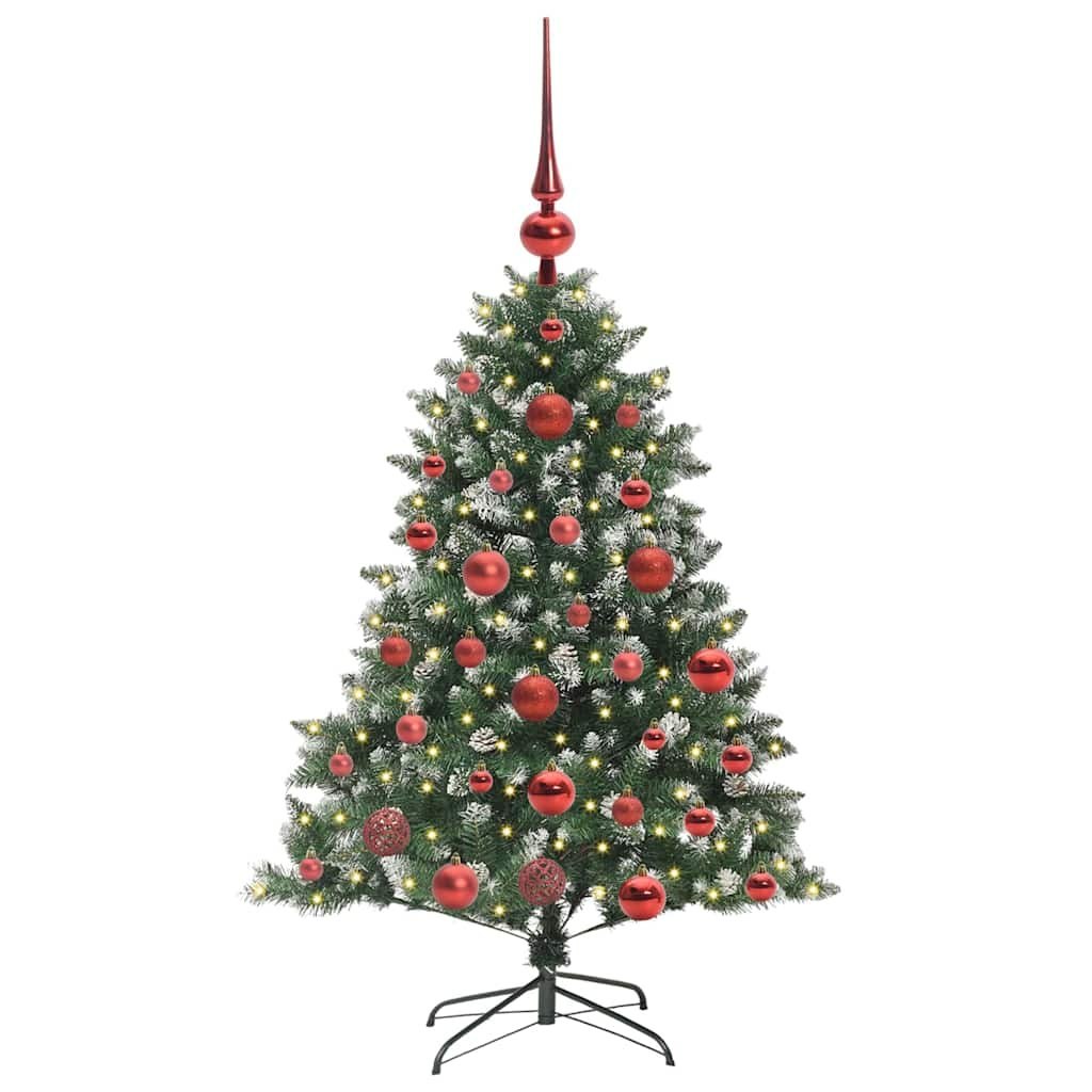 Sztuczna choinka Zielony 120 cm PVC, plastik i stal