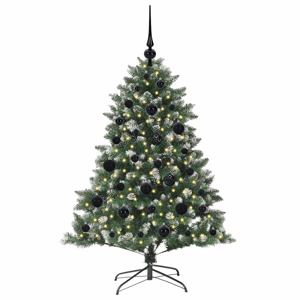 Sztuczna choinka Zielony 120 cm PVC, plastik i stal