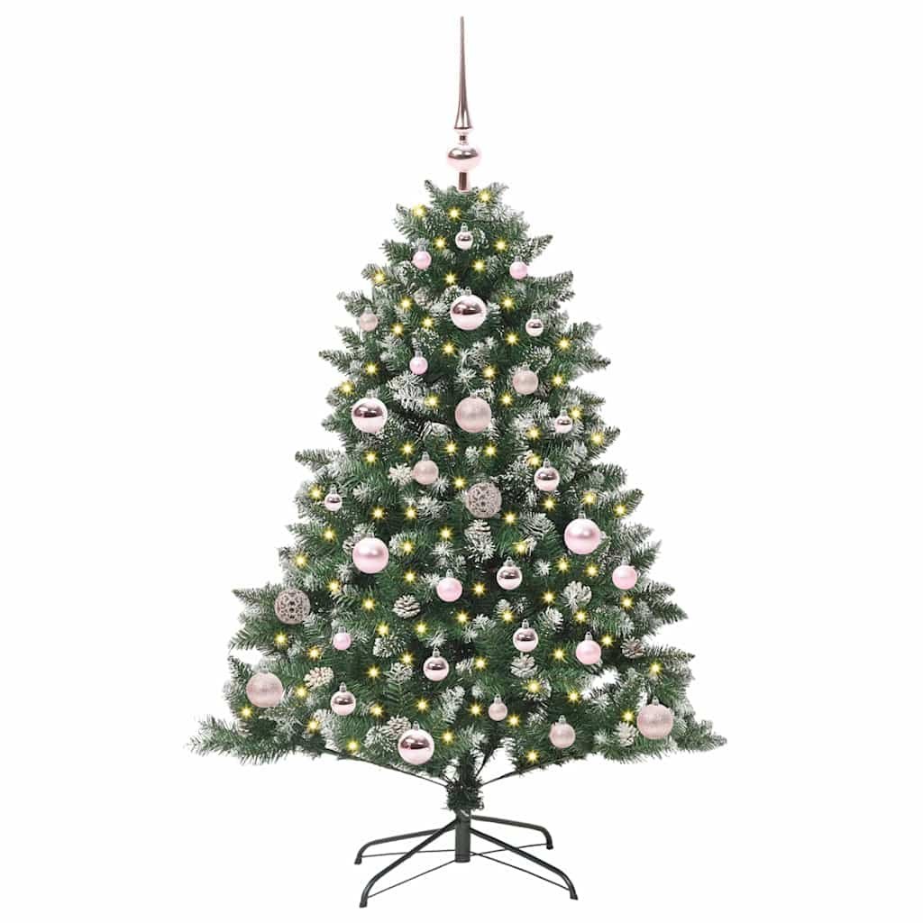 Sztuczna choinka Zielony 120 cm PVC, plastik i stal