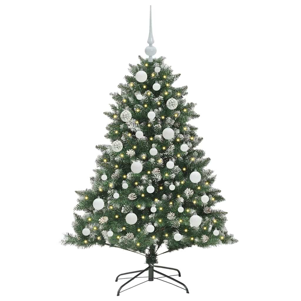 Sztuczna choinka Zielony 120 cm PVC, plastik i stal