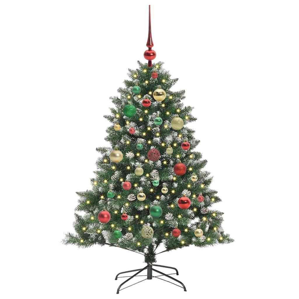 Sztuczna choinka Zielony 120 cm PVC, plastik i stal