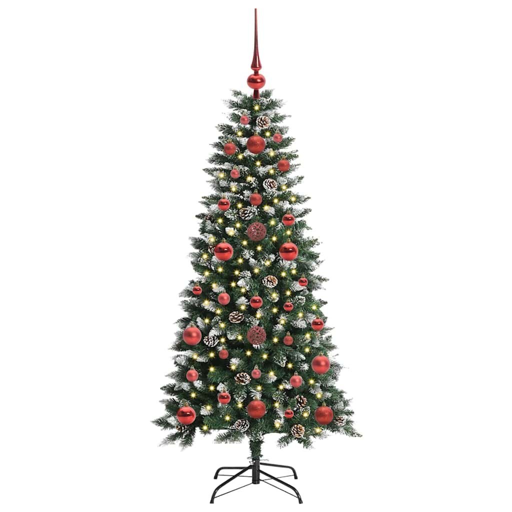 Sztuczna choinka zielony 120 cm PVC, plastik i stal
