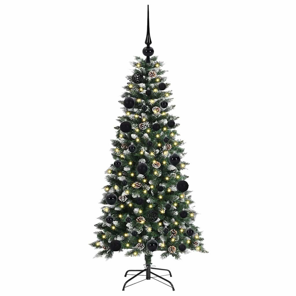 Sztuczna choinka zielony 120 cm PVC, plastik i stal