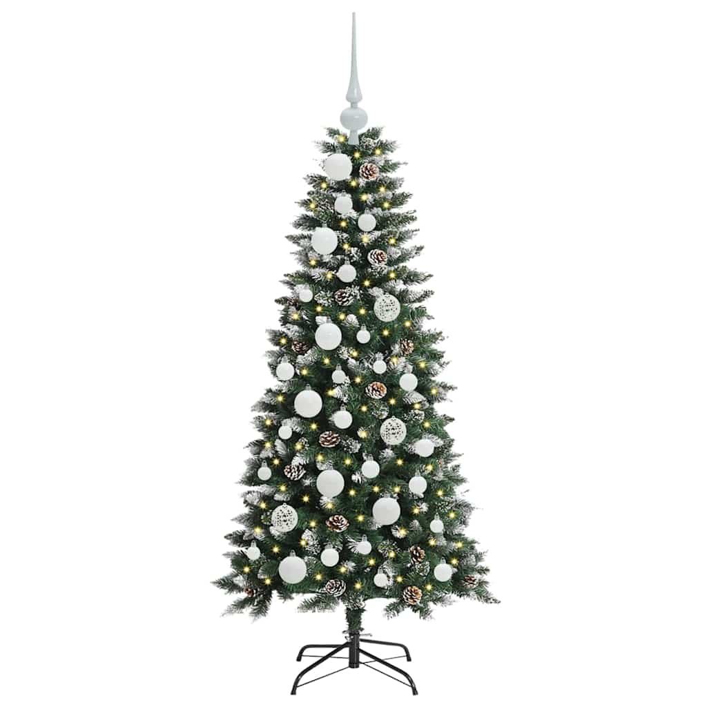 Sztuczna choinka zielony 120 cm PVC, plastik i stal