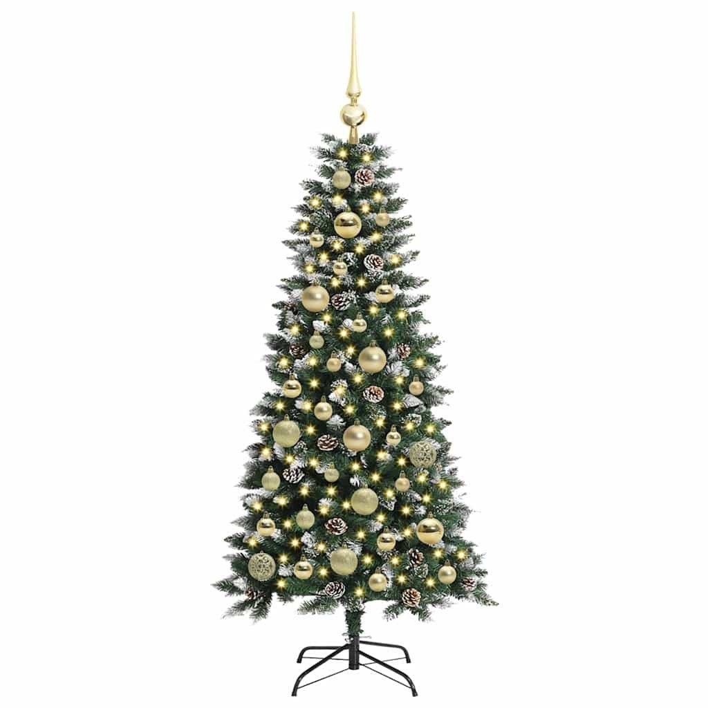 Sztuczna choinka zielony 120 cm PVC, plastik i stal