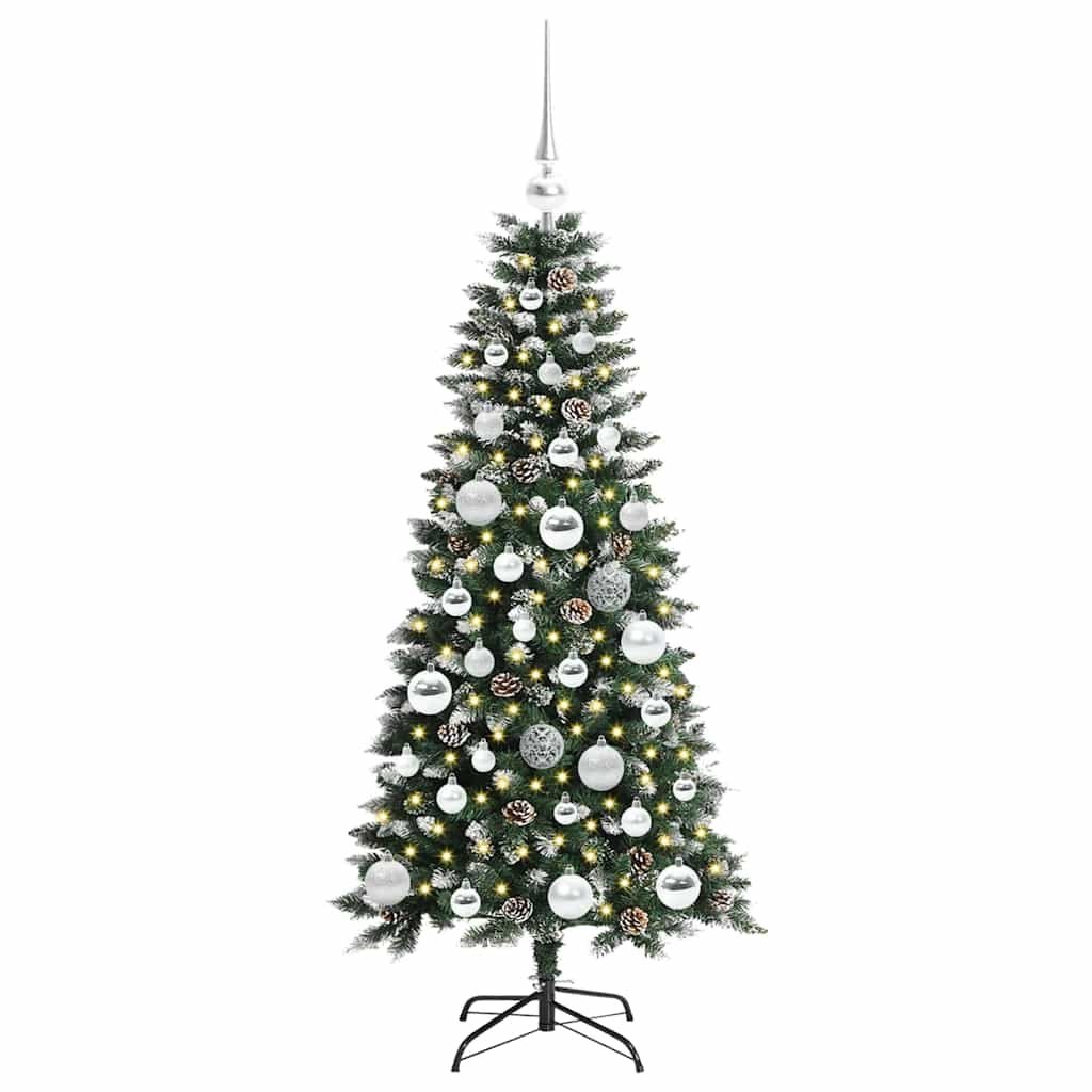 Sztuczna choinka zielony 120 cm PVC, plastik i stal