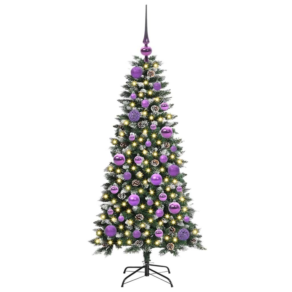 Sztuczna choinka zielony 120 cm PVC, plastik i stal