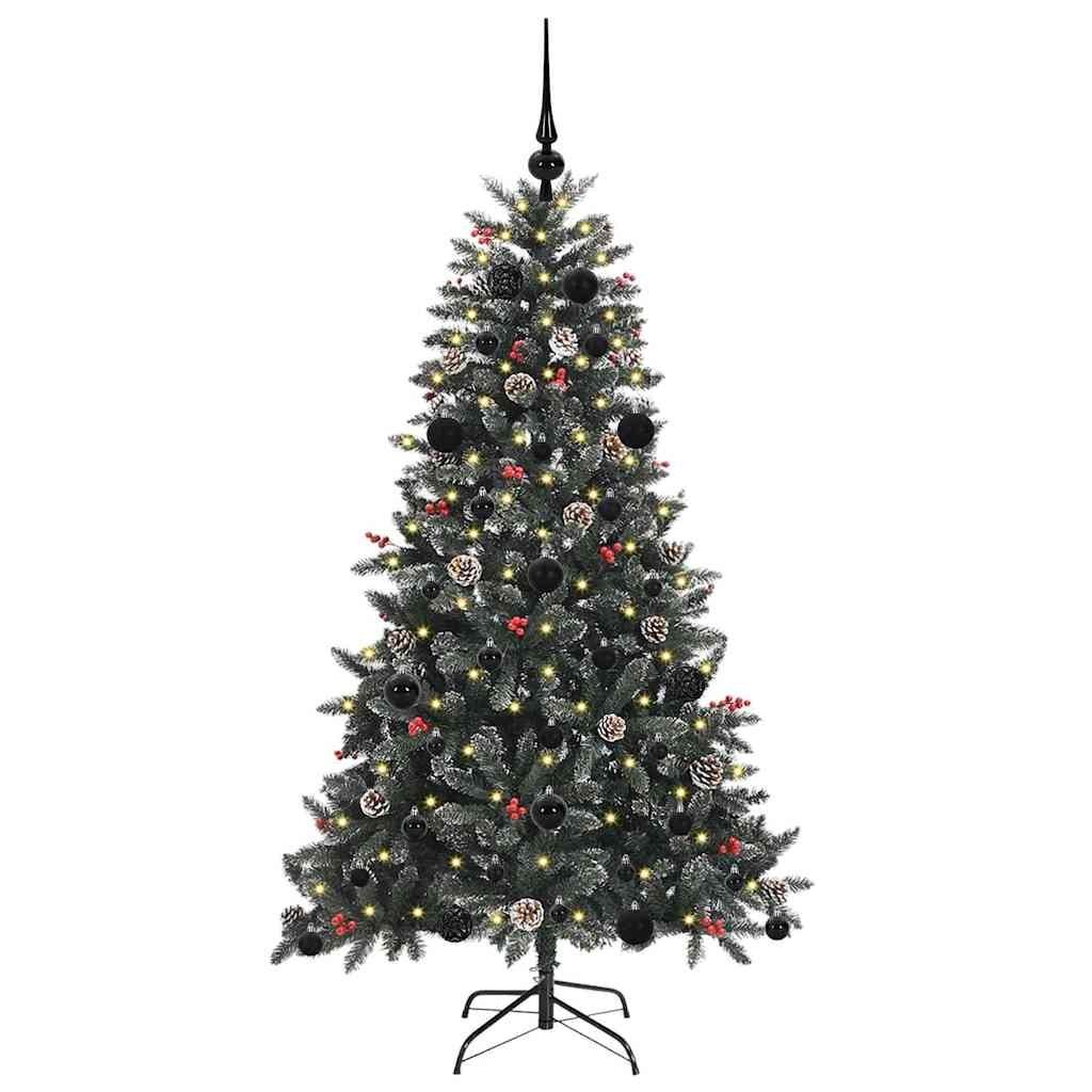 Sztuczna choinka Zielony 150 cm PVC, plastik i stal
