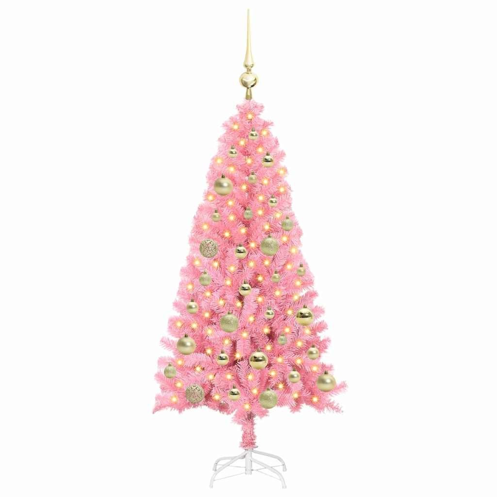 Choinka Różowy 120 cm PVC