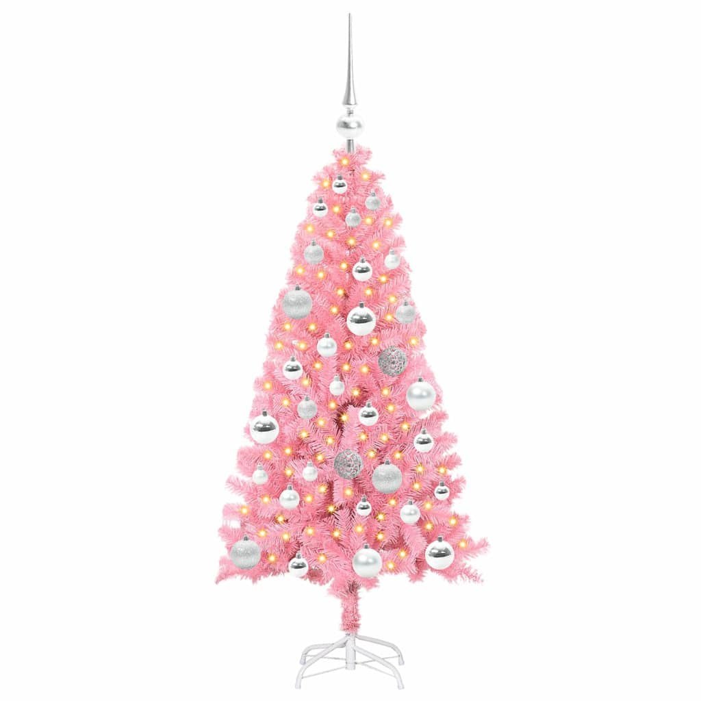 Choinka Różowy 120 cm PVC