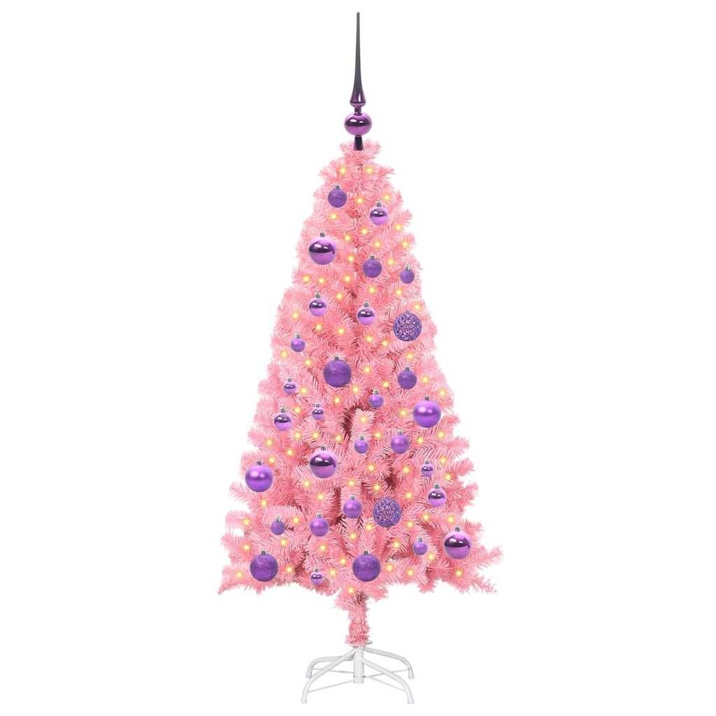Choinka Różowy 120 cm PVC
