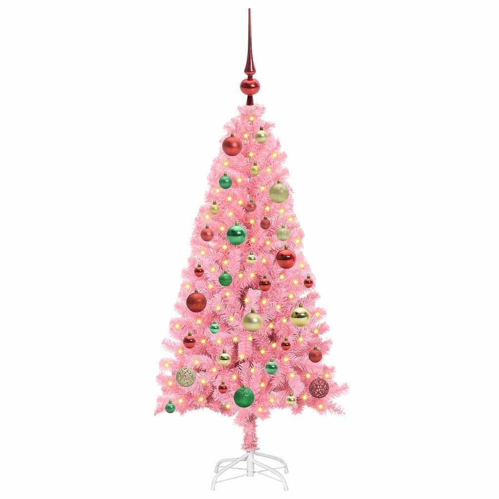 Choinka Różowy 120 cm PVC