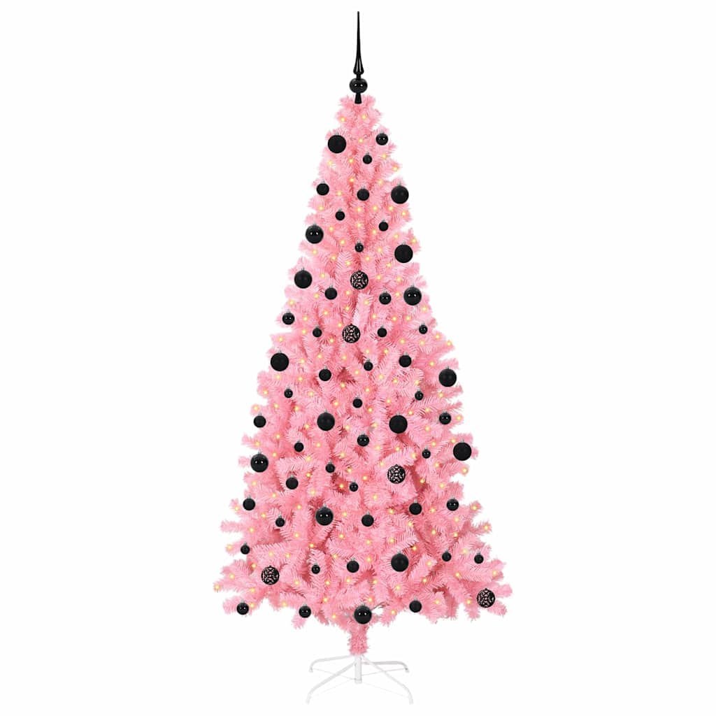 Choinka Różowy 210 cm PVC