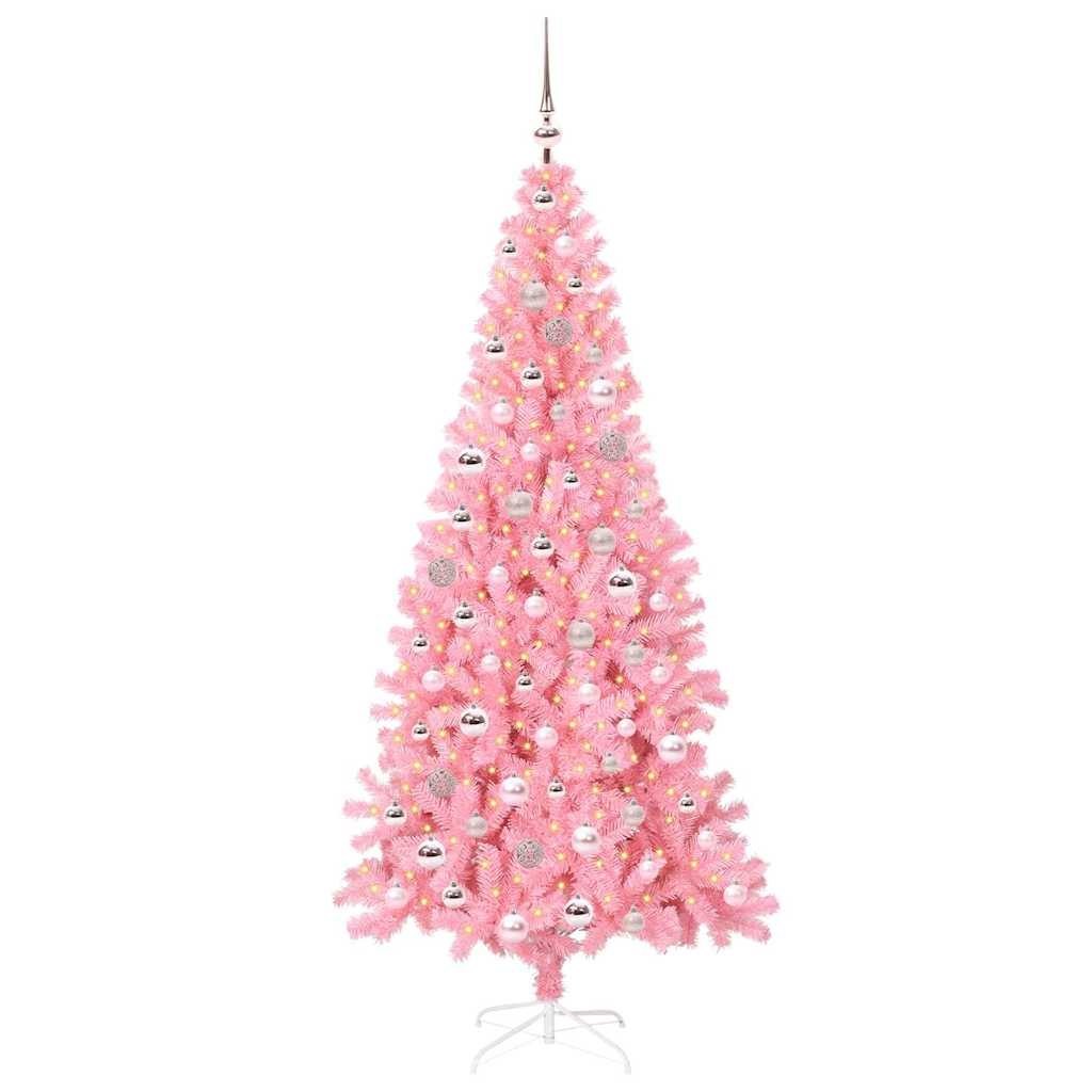 Choinka Różowy 210 cm PVC