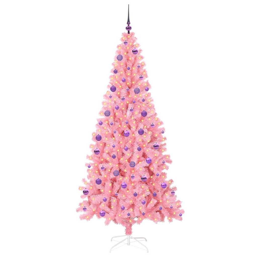 Choinka Różowy 210 cm PVC
