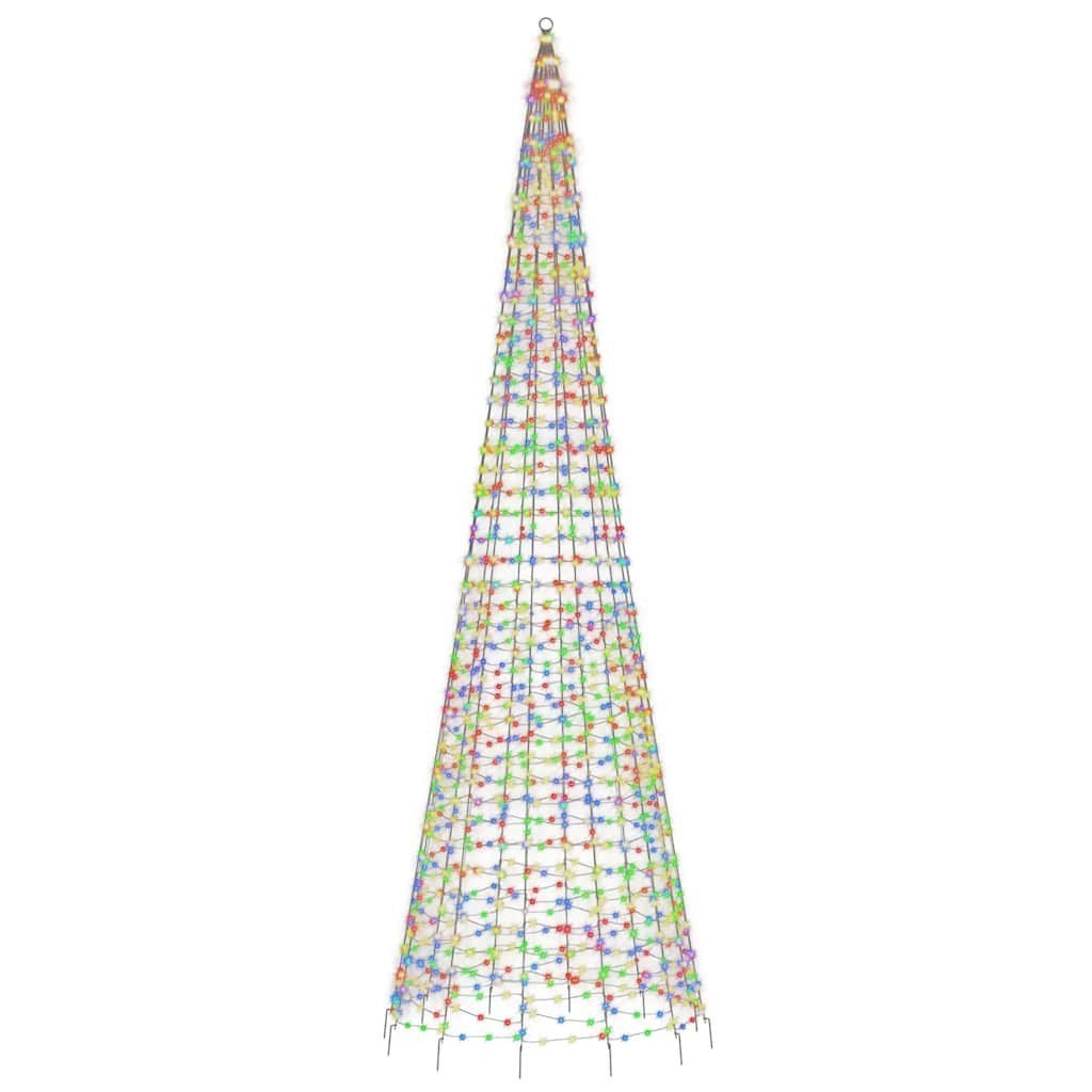 Choinka LED 1534 diody LED Kolorowa 500 cm