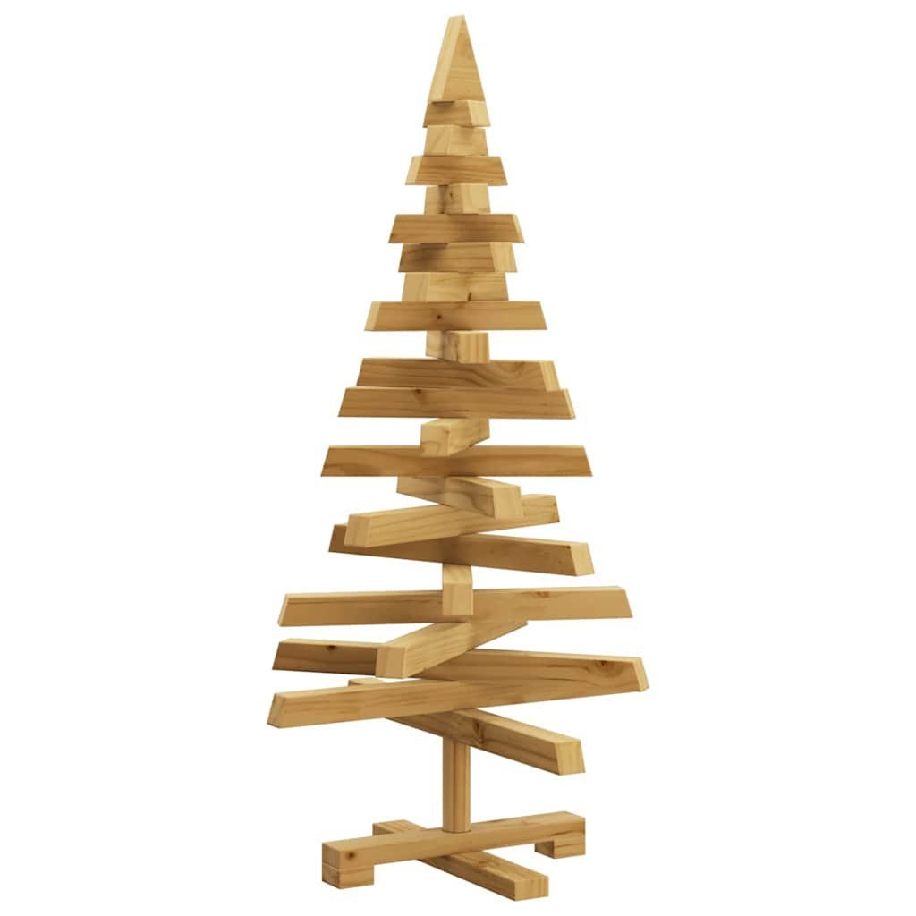 Choinki z podstawą Brązowy 90 cm Lite drewno sosnowe