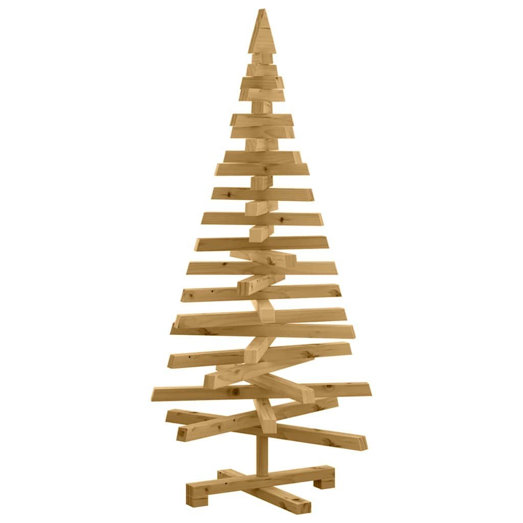 Choinki z podstawą Brązowy 120 cm Lite drewno sosnowe