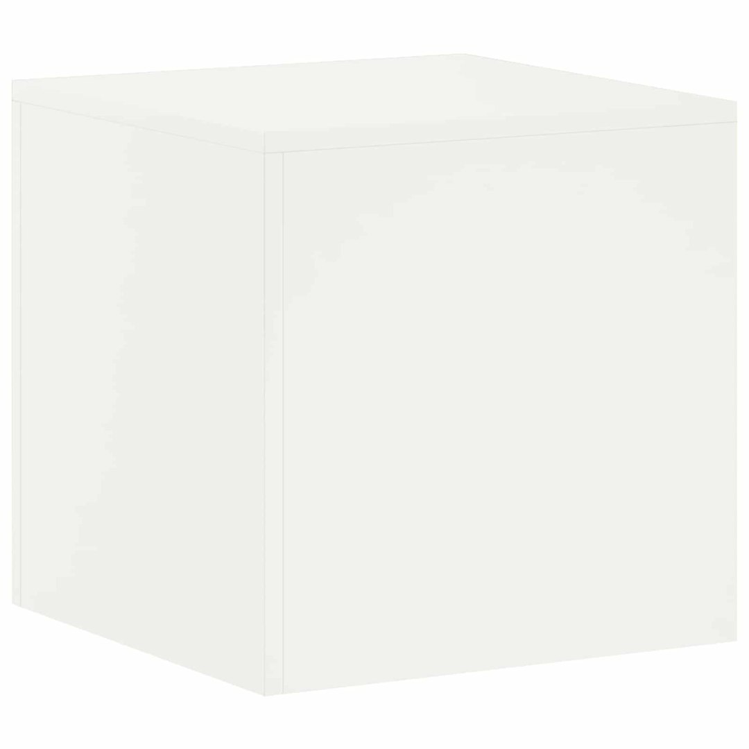 Stojak na rośliny Biały 40 x 40 x 40 cm Stal