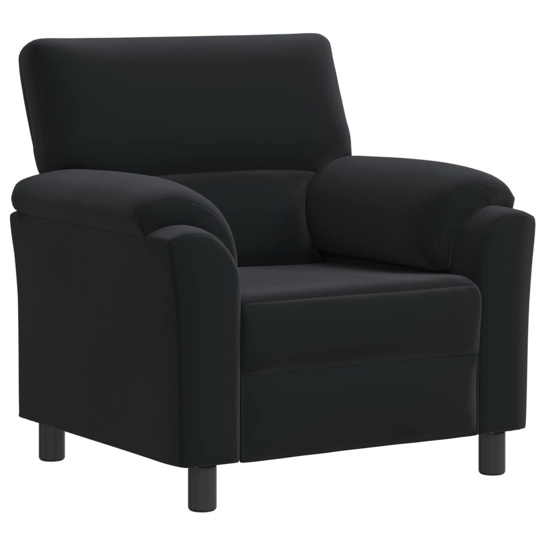 Sofa Czarny 94 x 85 x 93 cm Welur