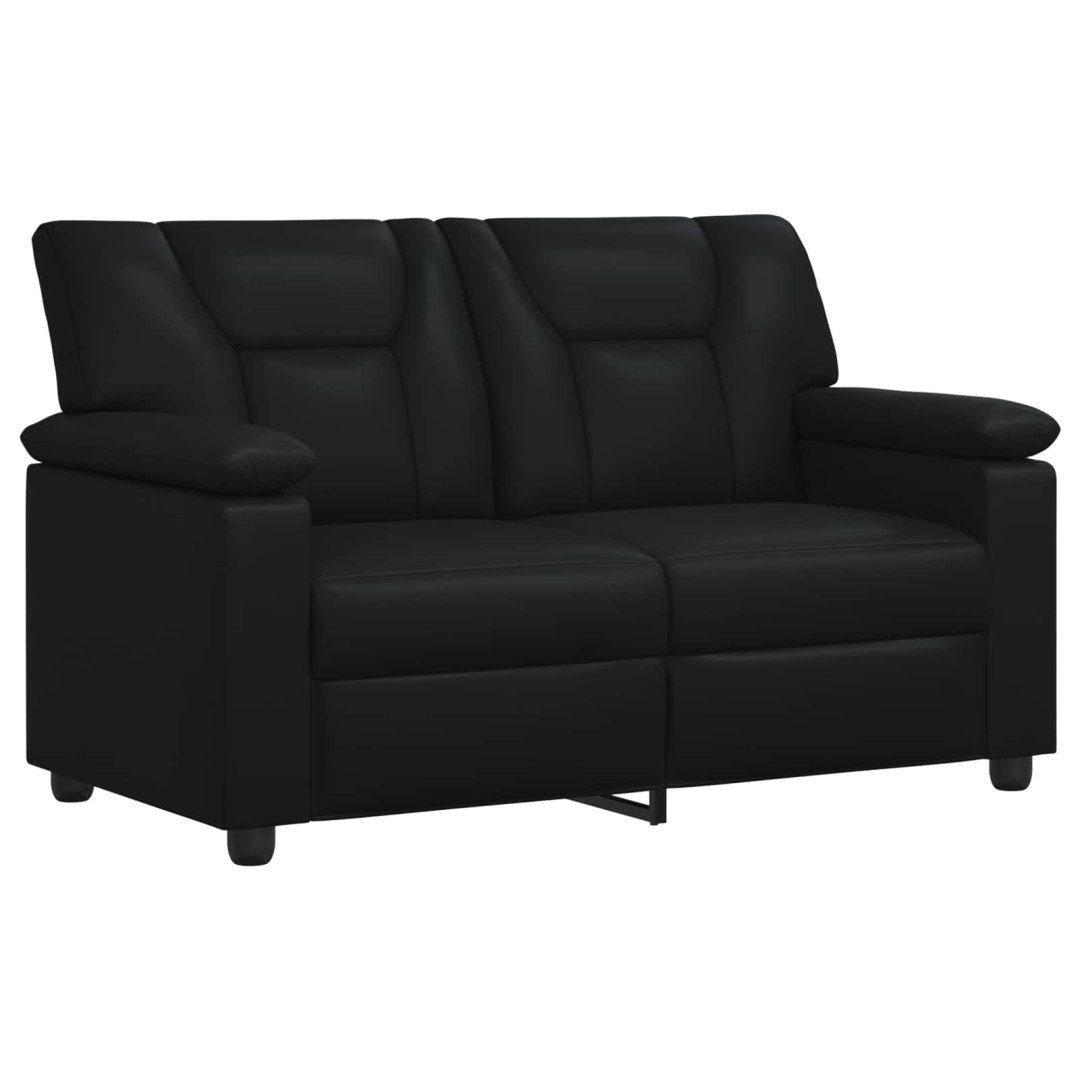 Sofa Czarny 151 x 85 x 93 cm Ekoskóra