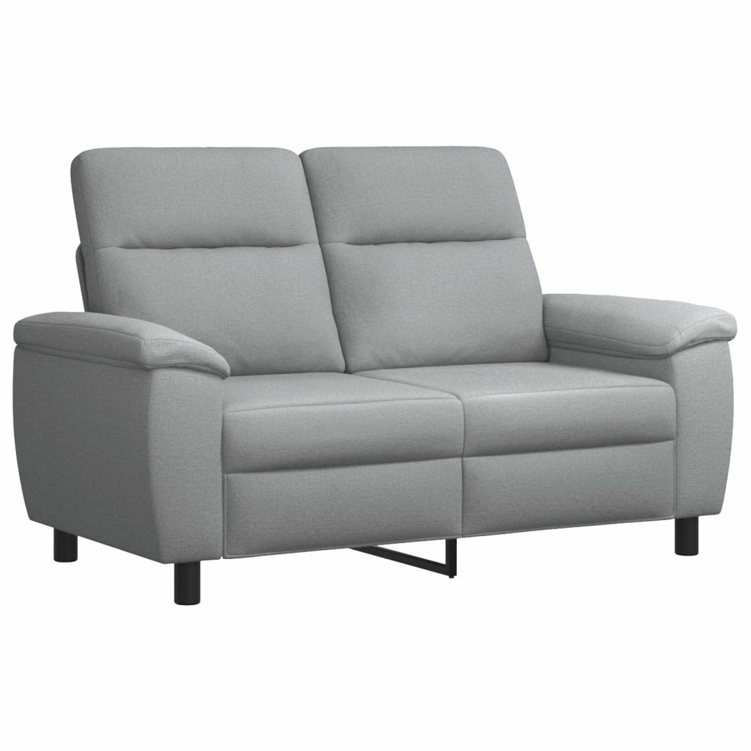 Sofa jasnoszary 158 x 90 x 95 cm tkanina
