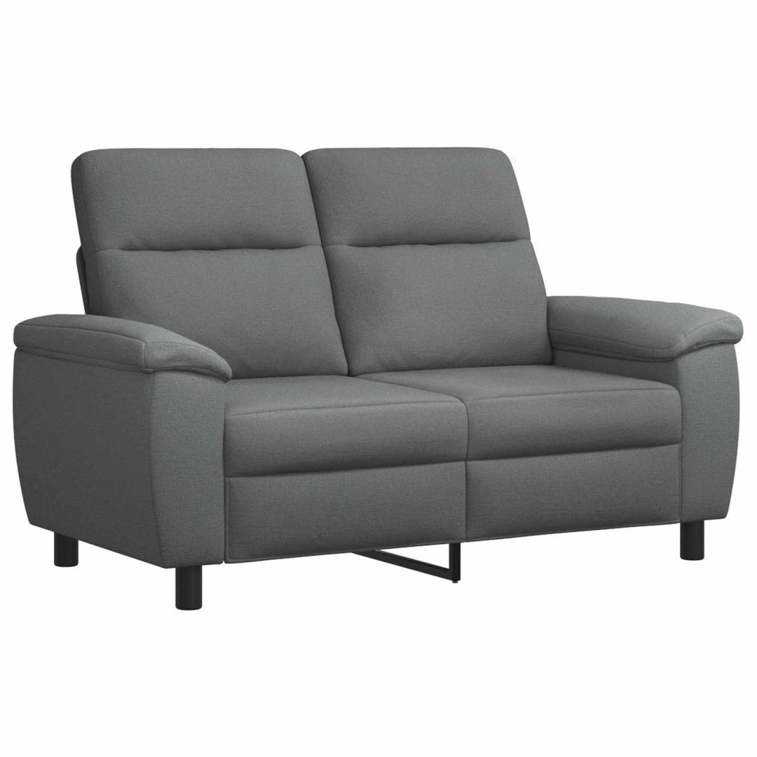 Sofa ciemnoszary 158 x 90 x 95 cm tkanina
