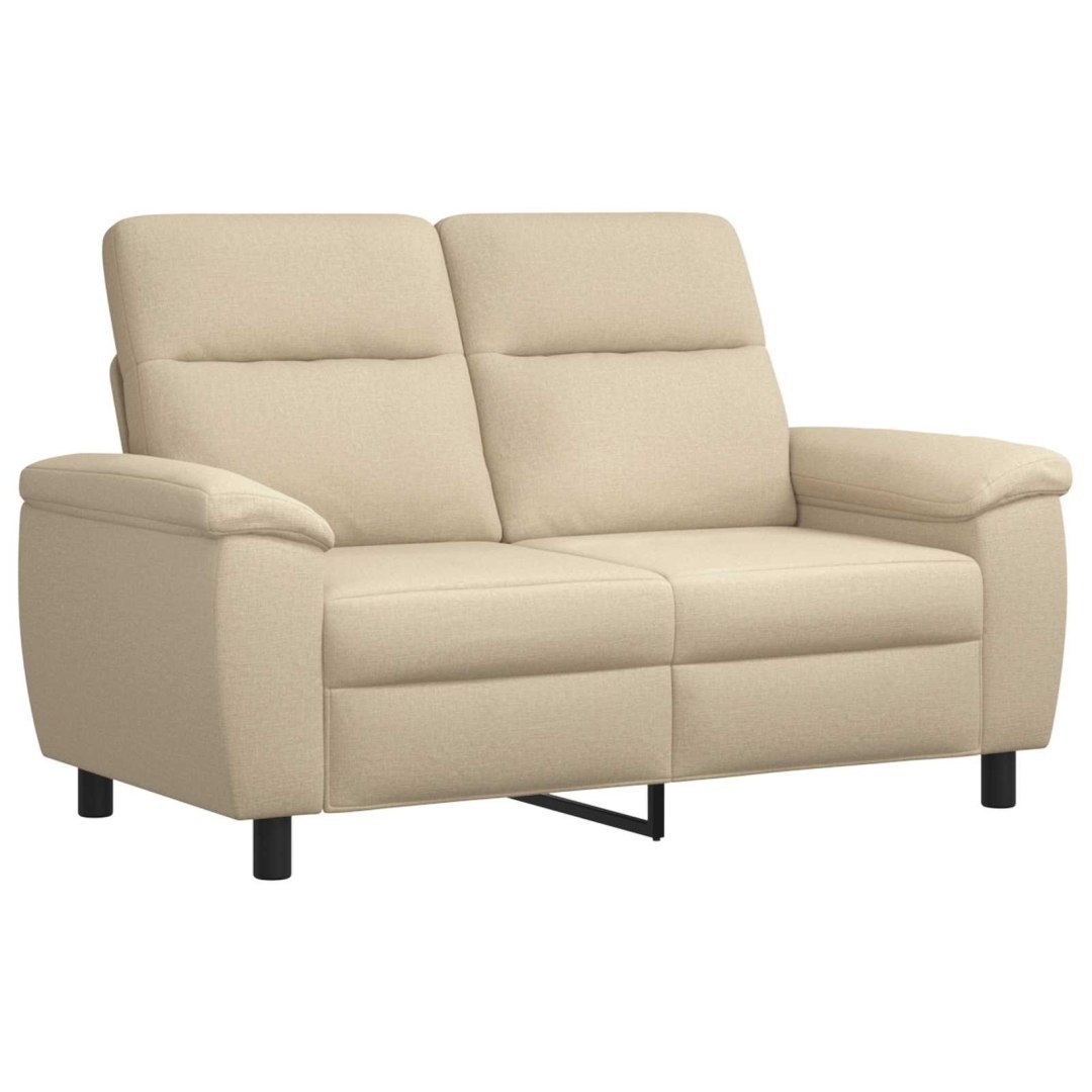 Sofa kremowy 158 x 90 x 95 cm tkanina
