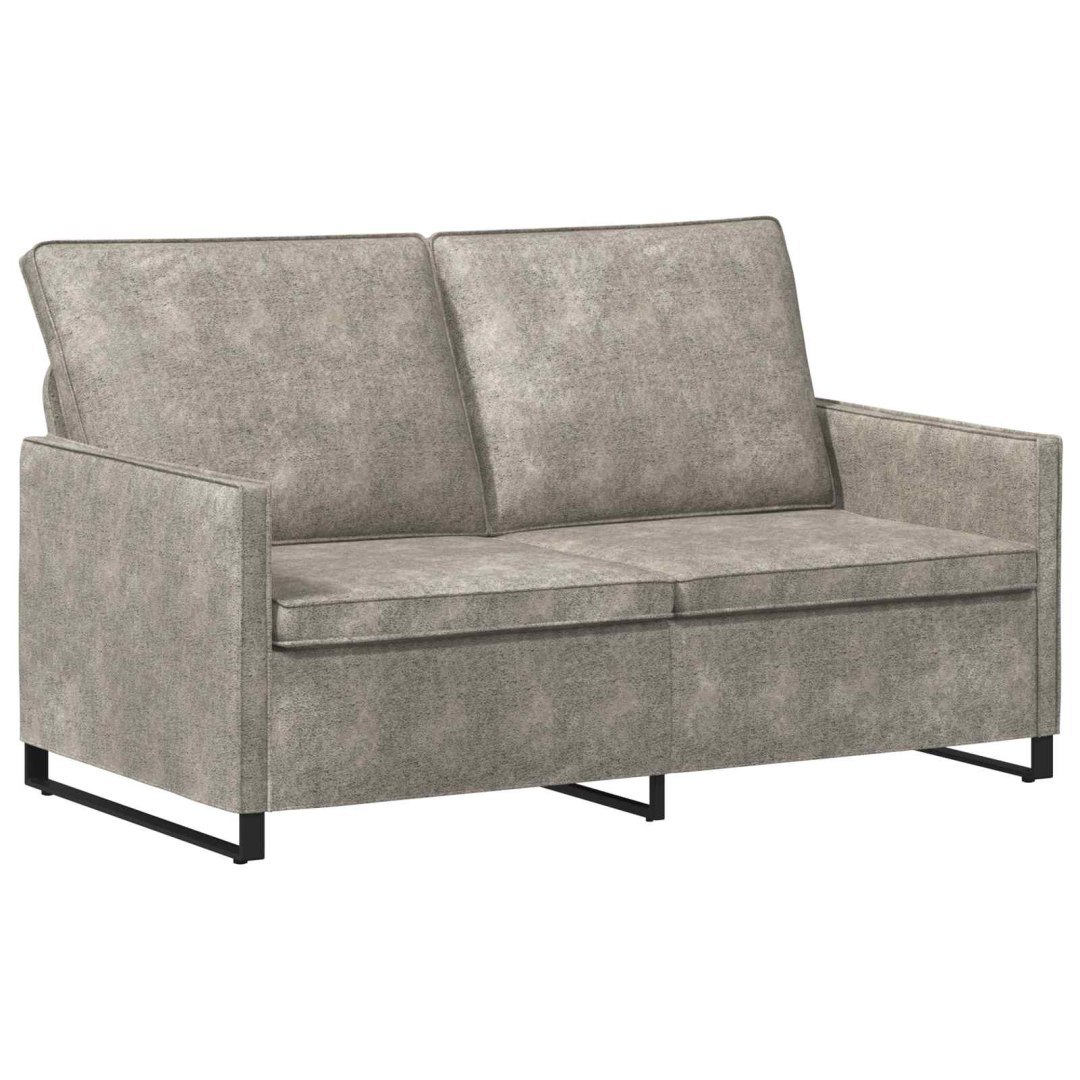 Sofa dwuosobowa jasnoszary 150 x 81 x 82 cm