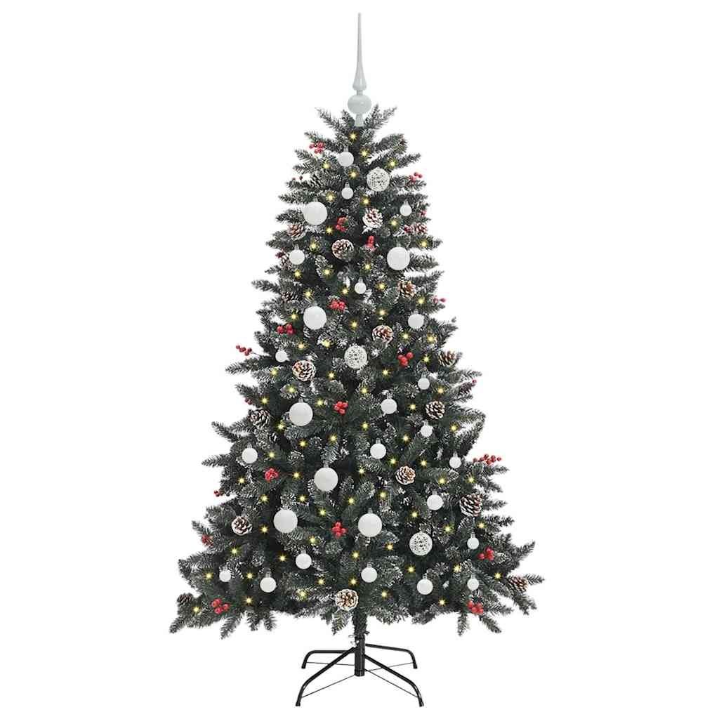 Sztuczna choinka z podstawą Zielony 120 cm PVC, plastik i stal