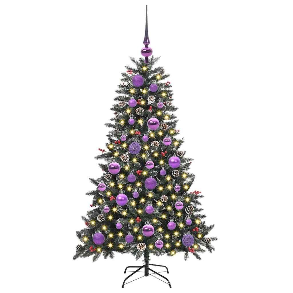 Sztuczna choinka z podstawą Zielony 120 cm PVC, plastik i stal
