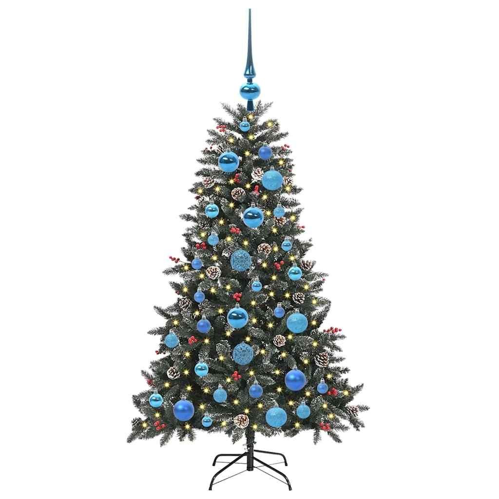 Sztuczna choinka z podstawą Zielony 120 cm PVC, plastik i stal
