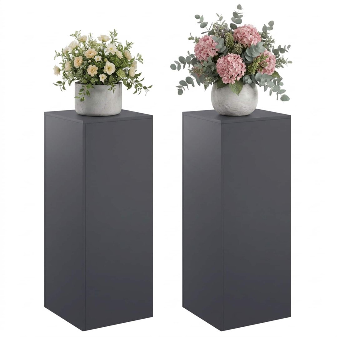 Stojak na rośliny 2 pcs antracytowy 40 x 40 x 100 cm