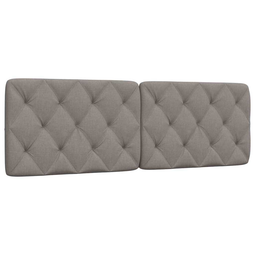 Poduszka na wezgłowie, kolor taupe, 160 cm, tkanina