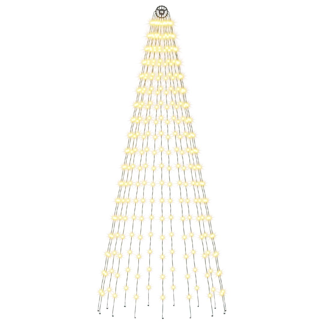 Oświetlenie choinkowe ze szpilkami 270 LED Ciepła biel i