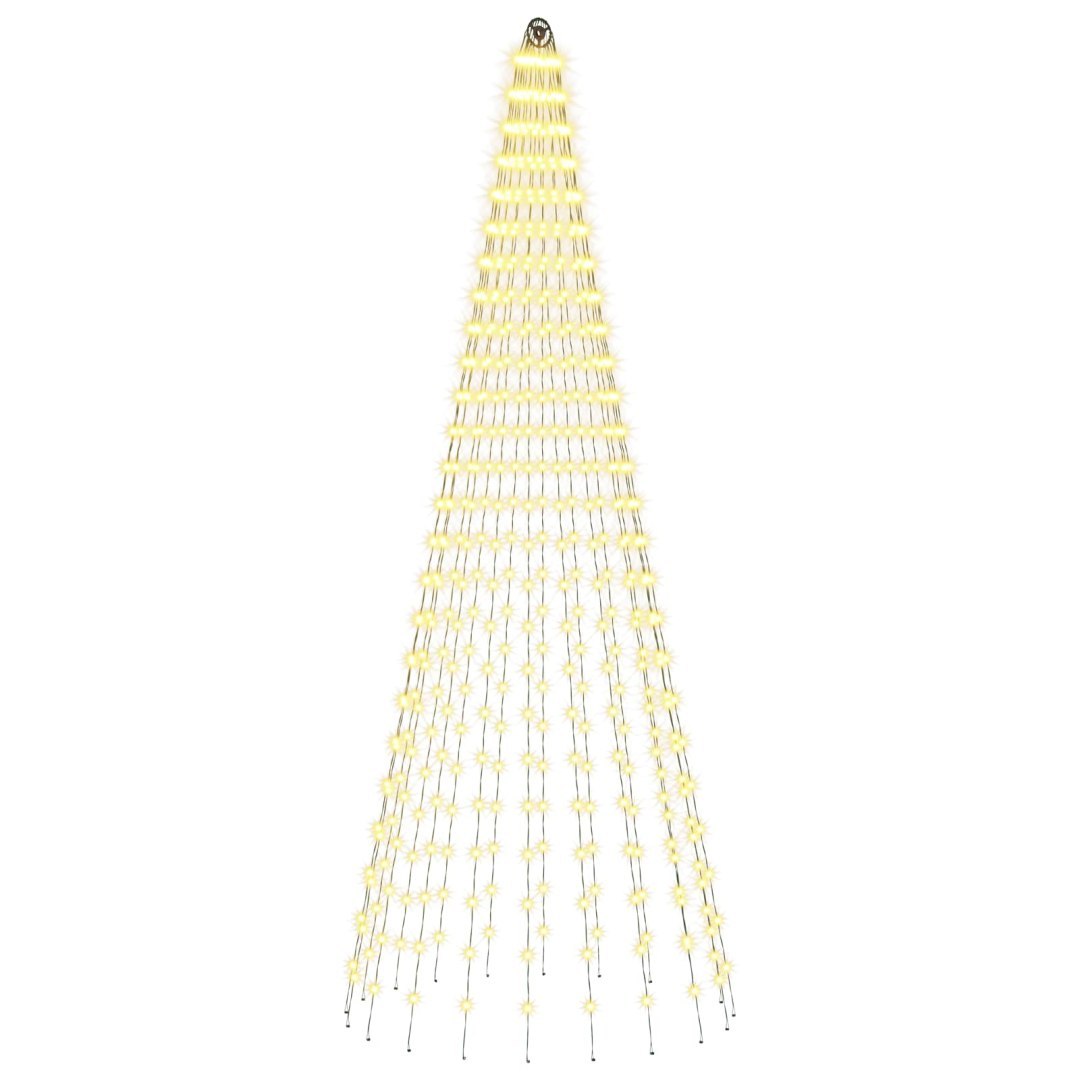Oświetlenie choinkowe ze szpilkami 500 LED Ciepła biel i