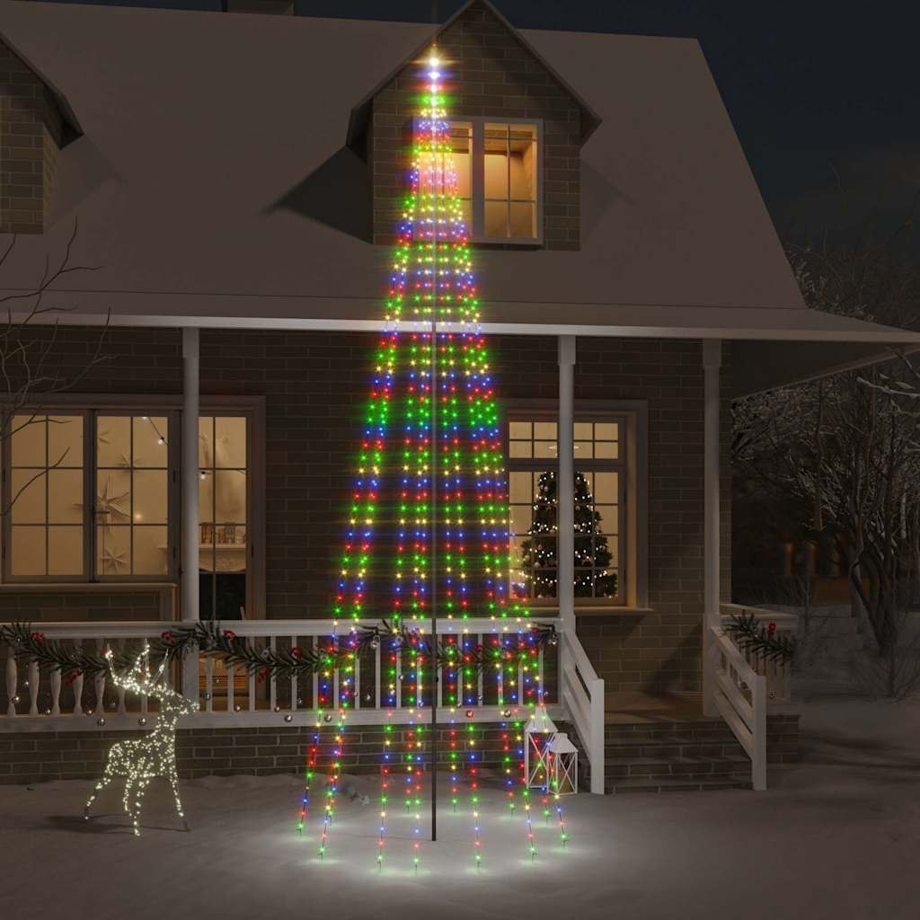 Choinka do montażu na maszcie, 732 kolorowych diod LED, 500 cm