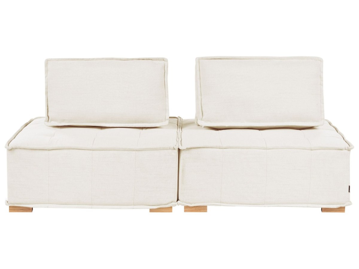 Sofa modułowa dla 2 osób Złamana biel