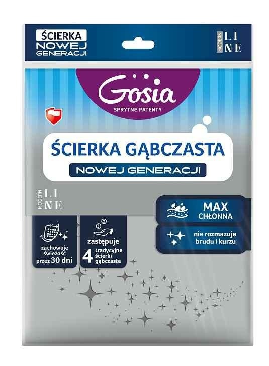 Gosia Ścierka Gąbczasta Nowej Generacji PVA Szara 17x19cm 9556..