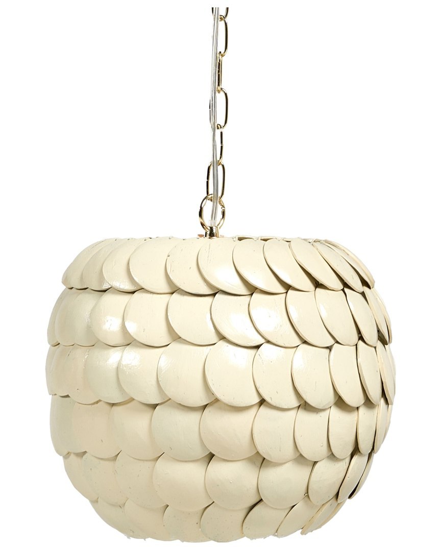Lampa wisząca MASKELIYA Skorupa kokosa Beżowy