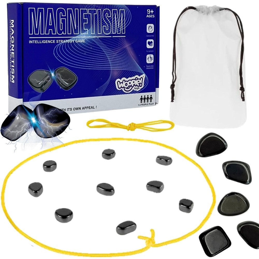WOOPIE Gra Kamienie Magnetyczne w Sznurku 20 el.