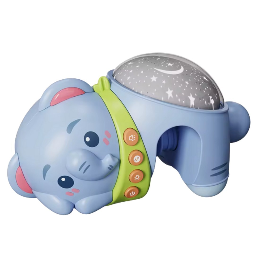 WOOPIE BABY Projektor Gwiazd Rzutnik Lampka Nocna dla Dzieci Słonik