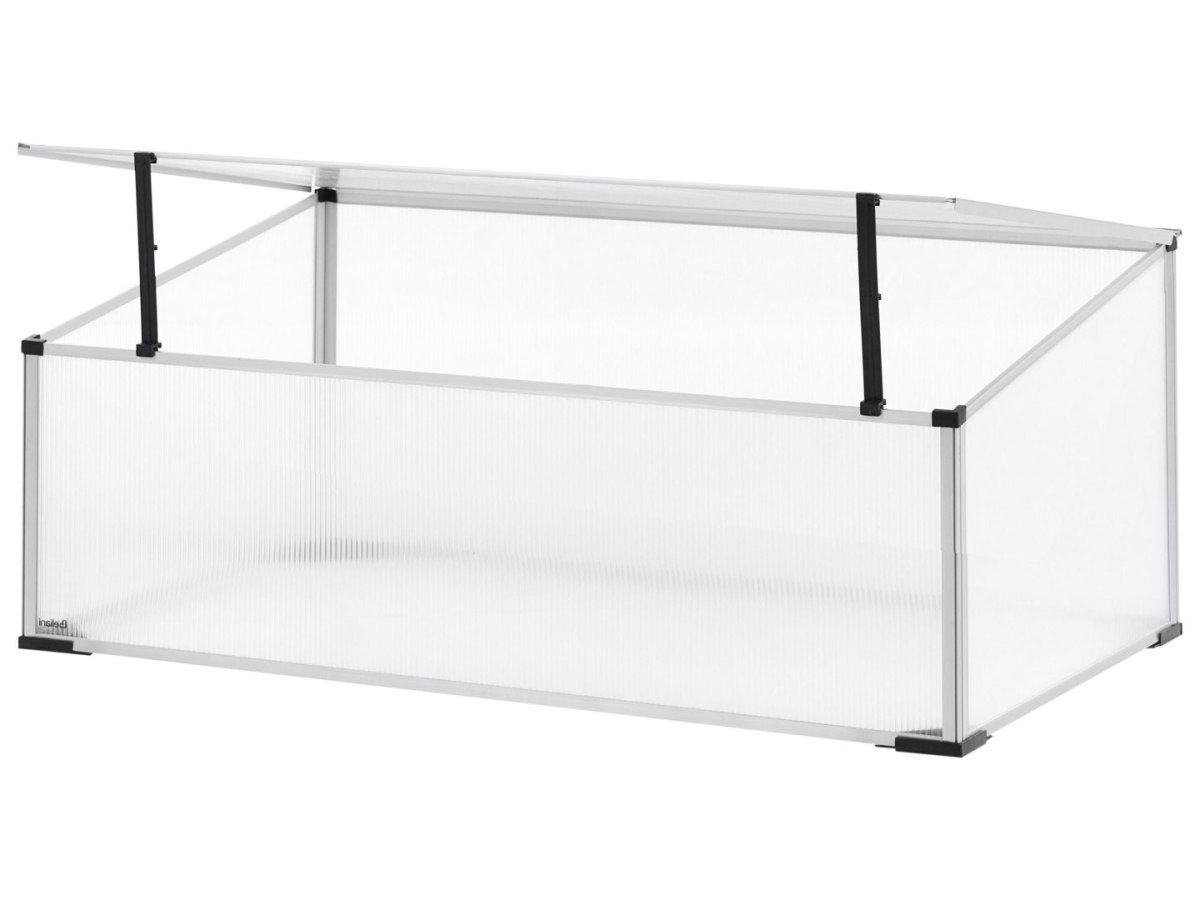 Szklarnia ogrodowa CARFIZZI 100 cm 60 cm Srebrny