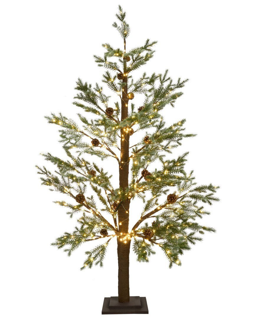 Dekoracja ogrodowa LED LAUGARAS 150 cm Choinka Zielony